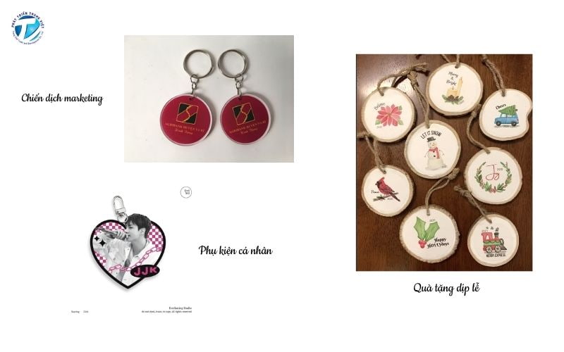 Làm móc khóa với ứng dụng đa dạng trong cuộc sống